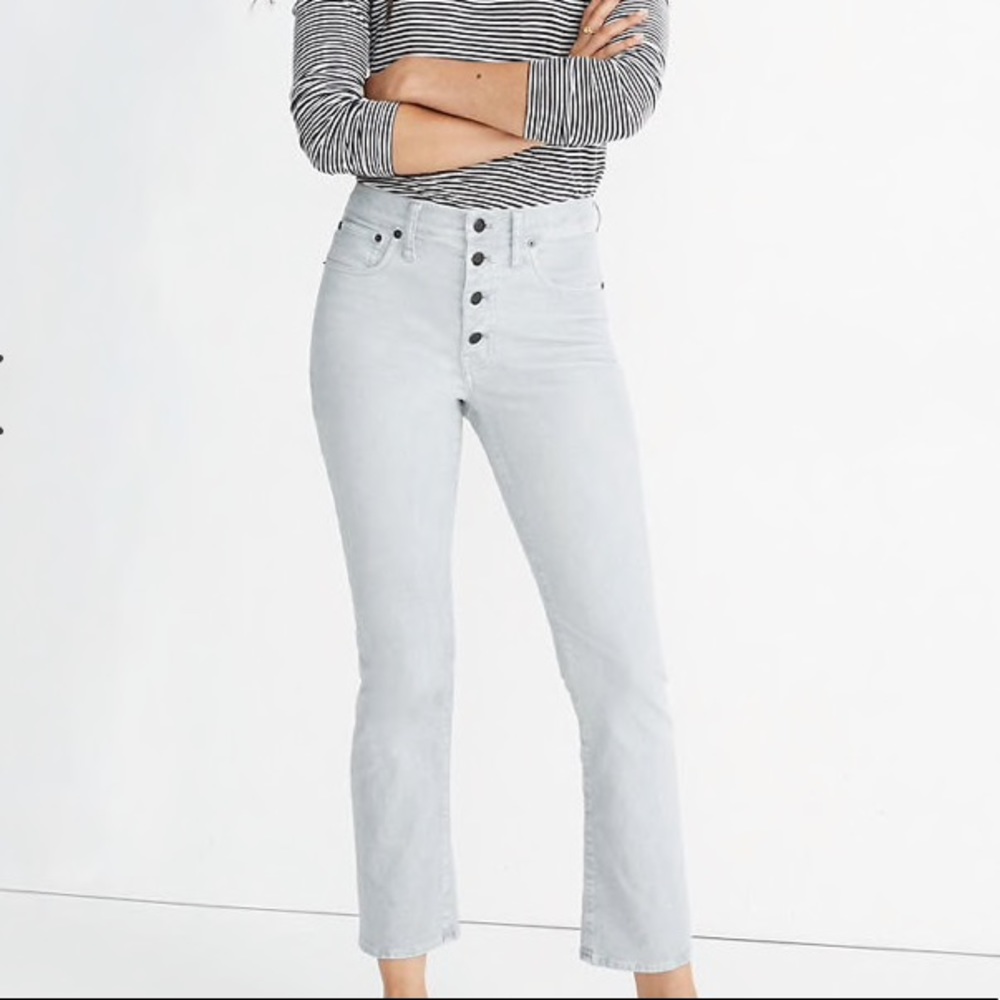 ❌SOLD❌ Madewell Cali Demi-Boot Jeans in Corduroy